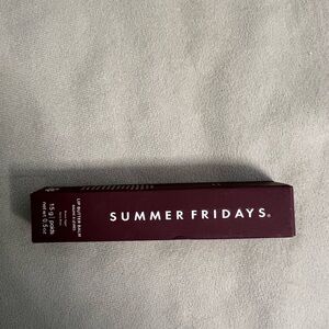 Summer Fridays Brown Sugar Lip Butter Balm Hydrating Vegan Lip Treatment NIB